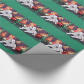 クリスマス- LabraDoodle - Izzy ラッピングペーパー (角)