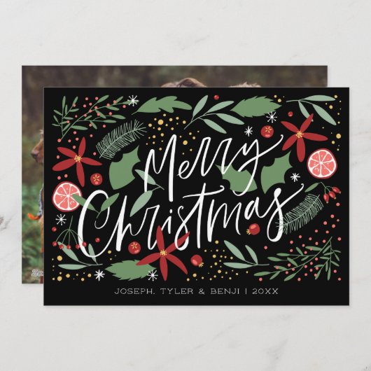 クリスマス LGBT ホリデー フォト (正面/裏面)