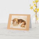 クリスマス- Mitchのギフト カード (黄色い花)