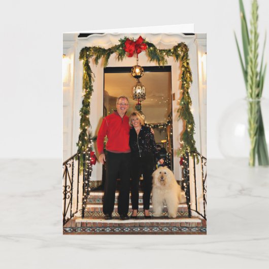 クリスマス- Mosleyルシア- Kirby - LabraDoodle シーズンカード (正面)