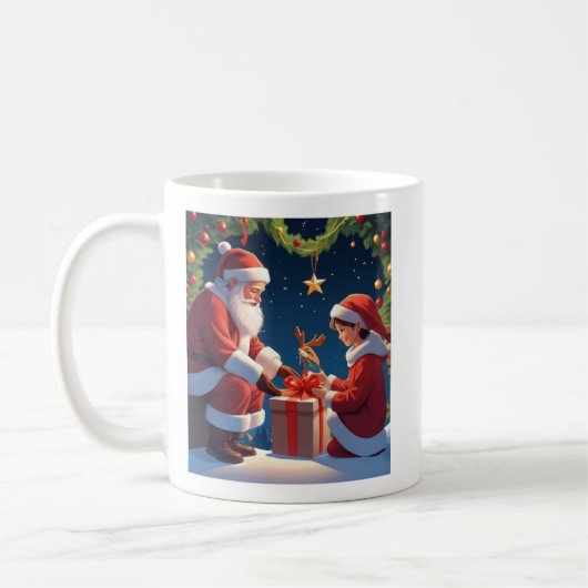 (クリスマス No 2) クラシック マグカップ 330ml (左)