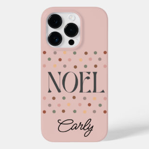 クリスマス NOEL ボホピンク Case-Mate iPhone 14 PROケース