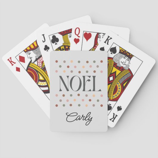 クリスマス NOEL ボホー トランプ (裏面)