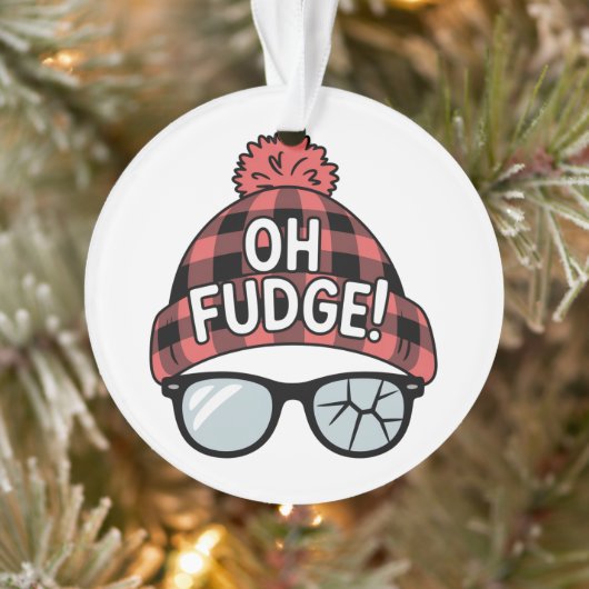 クリスマス Oh Fudge クリスマス休暇 楽しい休日  オーナメント (ツリー)