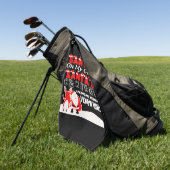 クリスマス – Santa Oh My God Santa's 来 I Kno ゴルフタオル (グリーン)