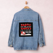 クリスマス – Santa Oh My God Santa's 来 I Kno デニムジャケット (ハンガー)