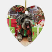 クリスマス- Schnoodle -デキスター セラミックオーナメント (右)