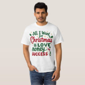 クリスマス+T+シャツ+プレゼント Tシャツ (正面フル)