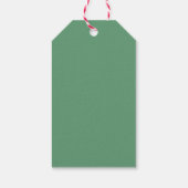 クリスマス T レックス ギフトタグ (裏面)