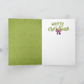 クリスマス- Wheatenテリア-テディ シーズンカード (内部)