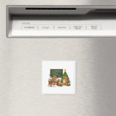 クリスマス Xmas の雰囲気 会計士 会計 ジンジャーブレッド マグネット (インサイチュ (食洗機))