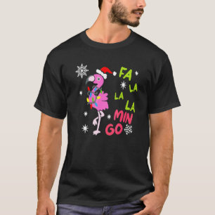 クリスマス Xmas パジャマ フラミンゴ パジャマ Tシャツ