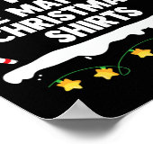 クリスマス + Xmas + 服 + 嫌い + ファミリー ポスター (角)