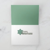 クリスマス- Yorki -テディ シーズンカード (内部)