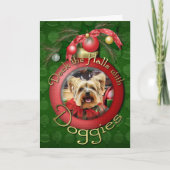 クリスマス – Yorkshire Terrier – ベラ (正面)