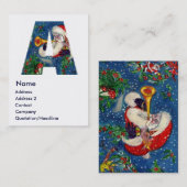 クリスマスAレター 名刺 (正面/裏面)