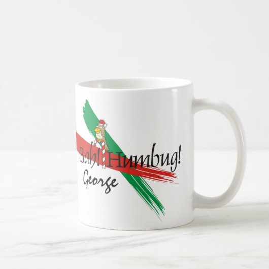 クリスマスBah! ばかばかしい! コーヒーマグカップ (右)