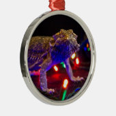 クリスマスBeardie メタルオーナメント (右)