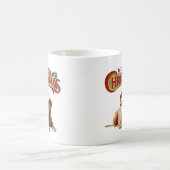 クリスマスBordeauxdog コーヒーマグカップ (中央)