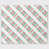 クリスマスBurpees ラッピングペーパー (フラット)
