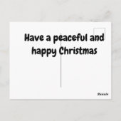 クリスマスCAD ポストカード (裏面)