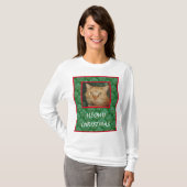 クリスマスCATスウェットシャツ Tシャツ (正面フル)