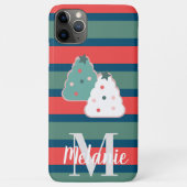 クリスマスCookieとストライプクリスマスHoliday Case-Mate iPhoneケース (裏面)