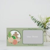 クリスマスCookieのフォトカード シーズンカード (スタンド正面)