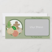 クリスマスCookieのフォトカード シーズンカード (正面)