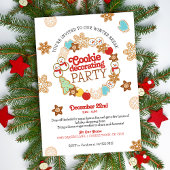 クリスマスCookieキッズドロップオフパーティー 招待状