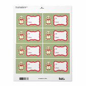 クリスマスCookieギフトラベルラベル ラベル (フルシート)