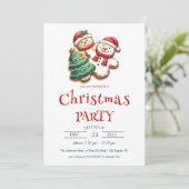 クリスマスCookieクリスマスパーティー 招待状 (スタンド正面)