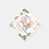 クリスマスCookieジェンダー表示紙ナプキン スタンダードカクテルナプキン (角)