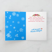 クリスマスCookieスノーフレーク・ホリデーベーキングベーカリー シーズンカード (内部)