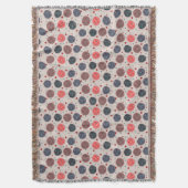 クリスマスCookieスパンクレースベーカリーDitsyパターン スローブランケット (正面縦)