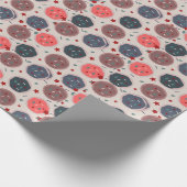 クリスマスCookieスパンクレースベーカリーDitsyパターン ラッピングペーパー (角)