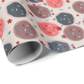 クリスマスCookieスパンクレースベーカリーDitsyパターン ラッピングペーパー (ロールコーナー)