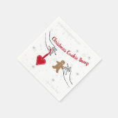 クリスマスCookieスワップパーティー スタンダードカクテルナプキン (角)