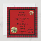 クリスマスCookieスワップパーティー 招待状 (裏面)