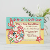 クリスマスCookieスワップ招待状3 招待状 (スタンド正面)