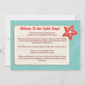 クリスマスCookieスワップ招待状3 招待状 (裏面)