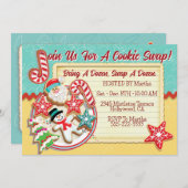 クリスマスCookieスワップ招待状3 招待状 (正面/裏面)