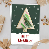 クリスマスCookieパッケージフェスティバル表示カード