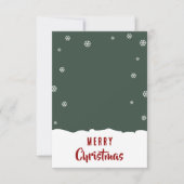 クリスマスCookieパッケージフェスティバル表示カード サンキューカード (正面)