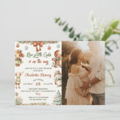 クリスマスCookieパーティーベビーシャワーパーティー写真 招待状 (スタンド正面)