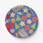 クリスマスCOOKIEパーティー ペーパープレート (正面)