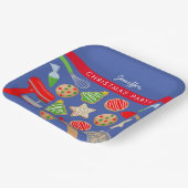 クリスマスCOOKIEパーティー ペーパープレート (傾斜あり)