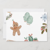 クリスマスCookieフラットサンキューカード写真 サンキューカード (裏面)