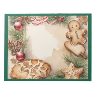 クリスマスCookieプラッタのメモ帳 ノートパッド