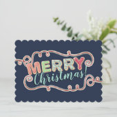 クリスマスCookieホリデーベーキングギフトカード シーズンカード (スタンド正面)